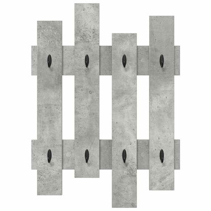 Appendiabiti a muro Grigio cemento 60 x 3 x 82 cm