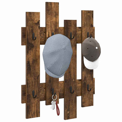 Appendiabiti a muro Rovere fumÃ© 60 x 3 x 82 cm