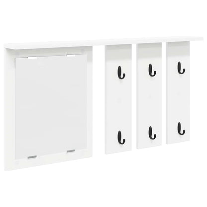 Appendiabiti a muro Bianco 85 x 10 x 45 cm Legno multistrato
