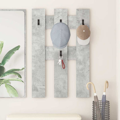 Appendiabiti a muro Grigio cemento 65 x 3 x 100 cm