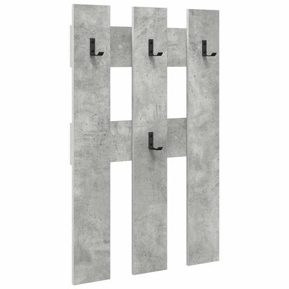 Appendiabiti a muro Grigio cemento 65 x 3 x 100 cm