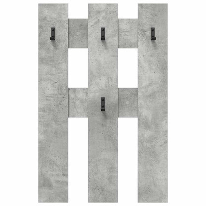Appendiabiti a muro Grigio cemento 65 x 3 x 100 cm