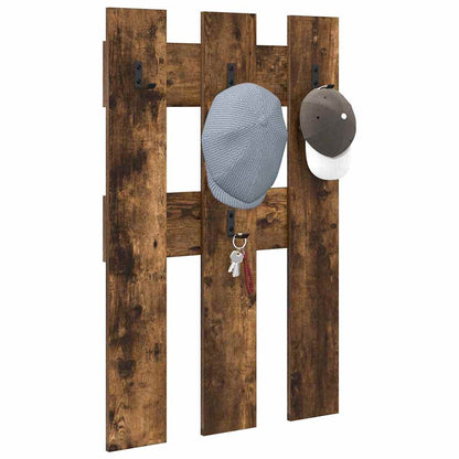 Appendiabiti a muro Rovere fumé 65 x 3 x 100 cm