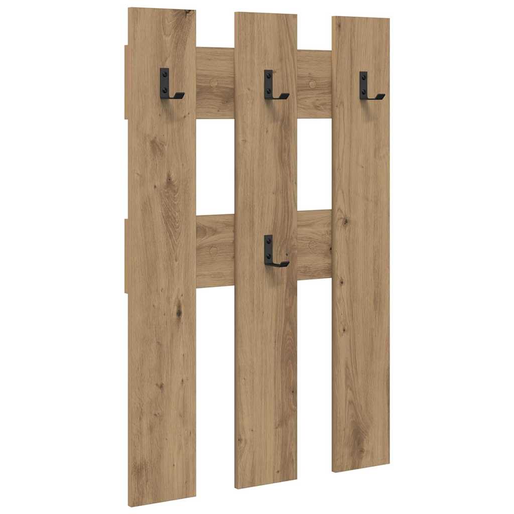 Appendiabiti a muro Rovere artigianale 65 x 3 x 100 cm