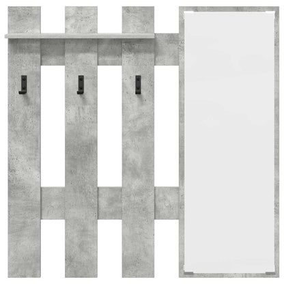Appendiabiti a muro Grigio cemento 100 x 10 x 100 cm