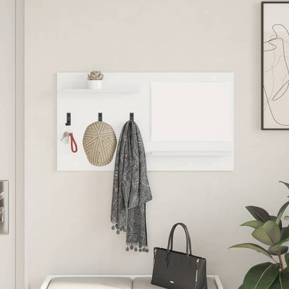 Appendiabiti a muro Bianco 90 x 10 x 50 cm Legno multistrato