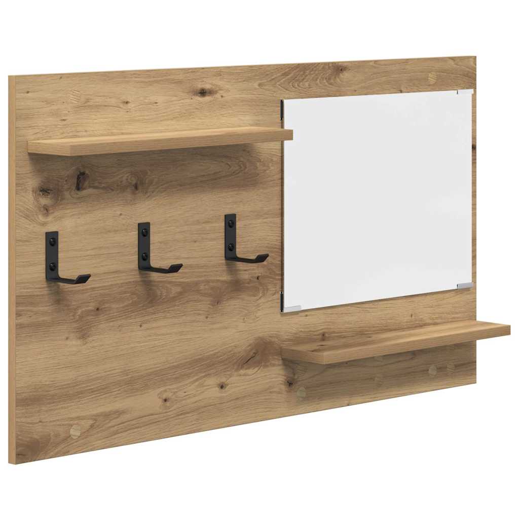 Appendiabiti a muro Rovere artigianale 90 x 10 x 50 cm