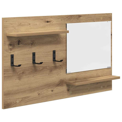 Appendiabiti a muro Rovere artigianale 90 x 10 x 50 cm