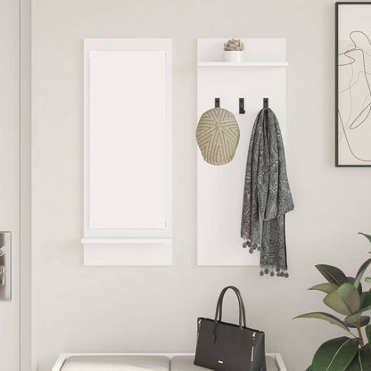 Appendiabiti a muro Bianco 70 x 10 x 90 cm Legno multistrato