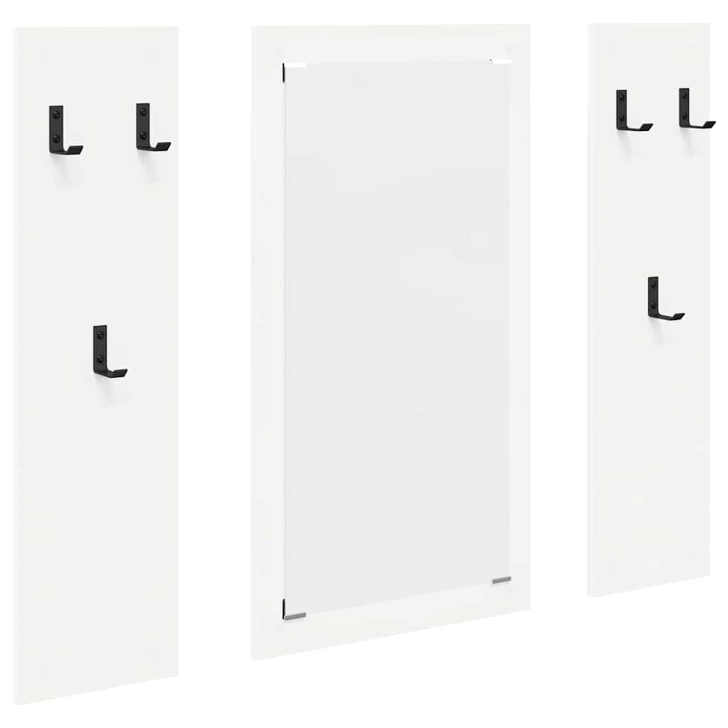 Appendiabiti a muro Bianco 96 x 1,5 x 90 cm Legno multistrato