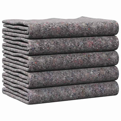 Coperte da trasloco 5 pcs Grigio 150 x 200 cm Tessuto