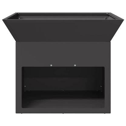 Focolare Nero 50 x 50 x 40 cm Acciaio