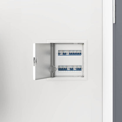 Pannello di Accesso 2 pcs Bianco 63 x 33 x 3 cm Acciaio
