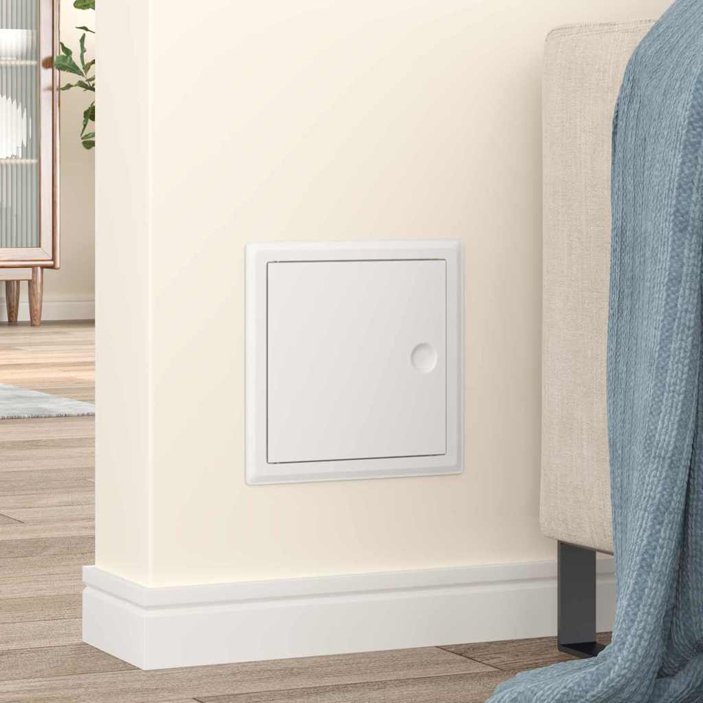 Pannello di Accesso 2 pcs Bianco 63 x 33 x 3 cm Acciaio