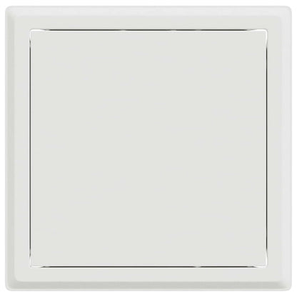 Pannello di Accesso 2 pcs Bianco 23 x 23 x 3 cm Acciaio