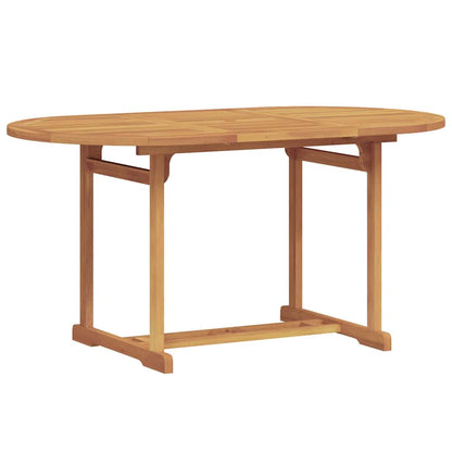 Set da Pranzo per Giardino 7 pcs Naturale