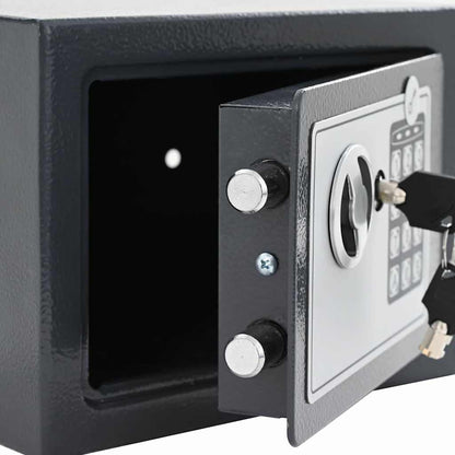 Cassetta di sicurezza digitale Grigio scuro 23 x 17 x 17 cm