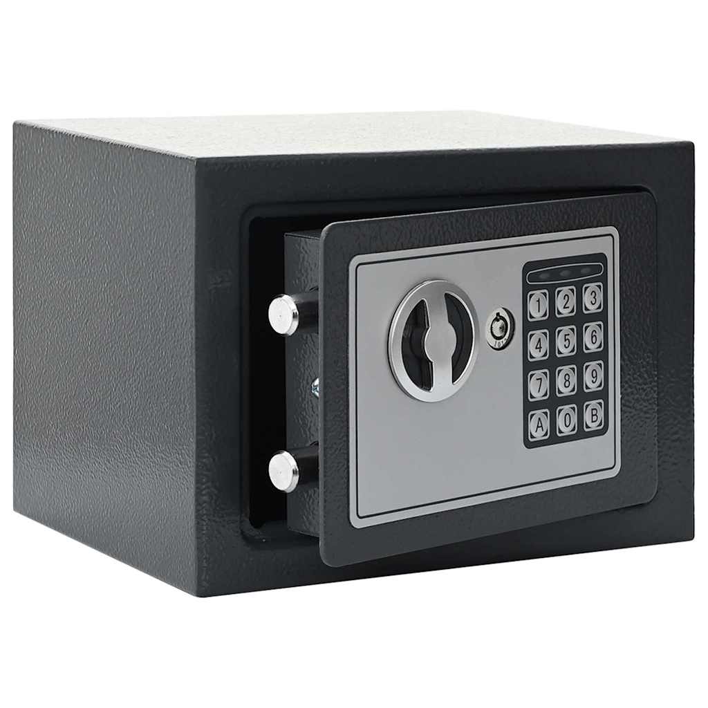 Cassetta di sicurezza digitale Grigio scuro 23 x 17 x 17 cm