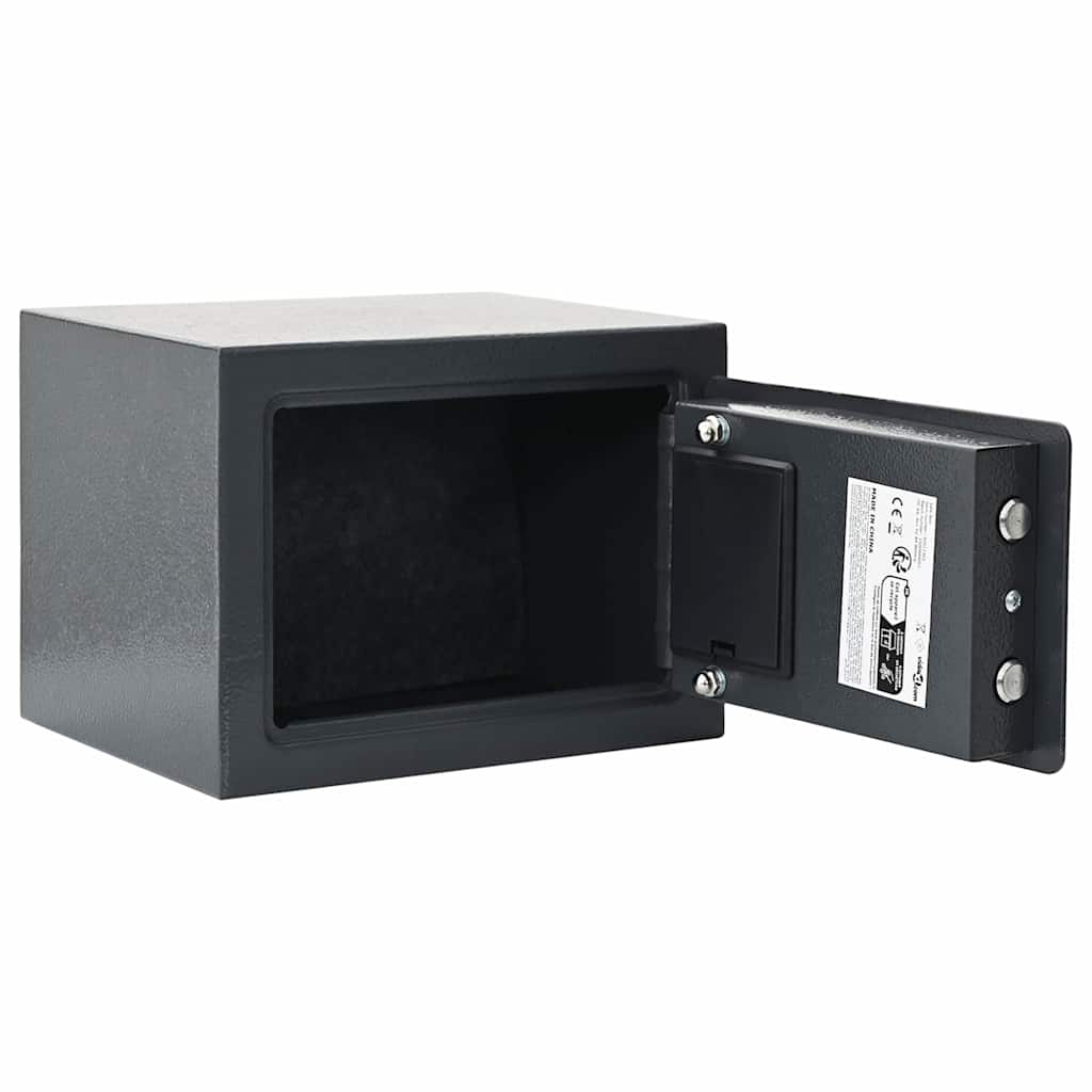 Cassetta di sicurezza digitale Grigio scuro 23 x 17 x 17 cm