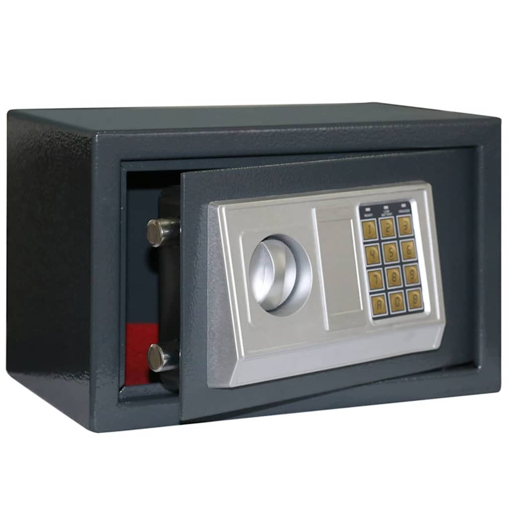 Cassetta di sicurezza digitale Grigio scuro 31 x 20 x 20 cm