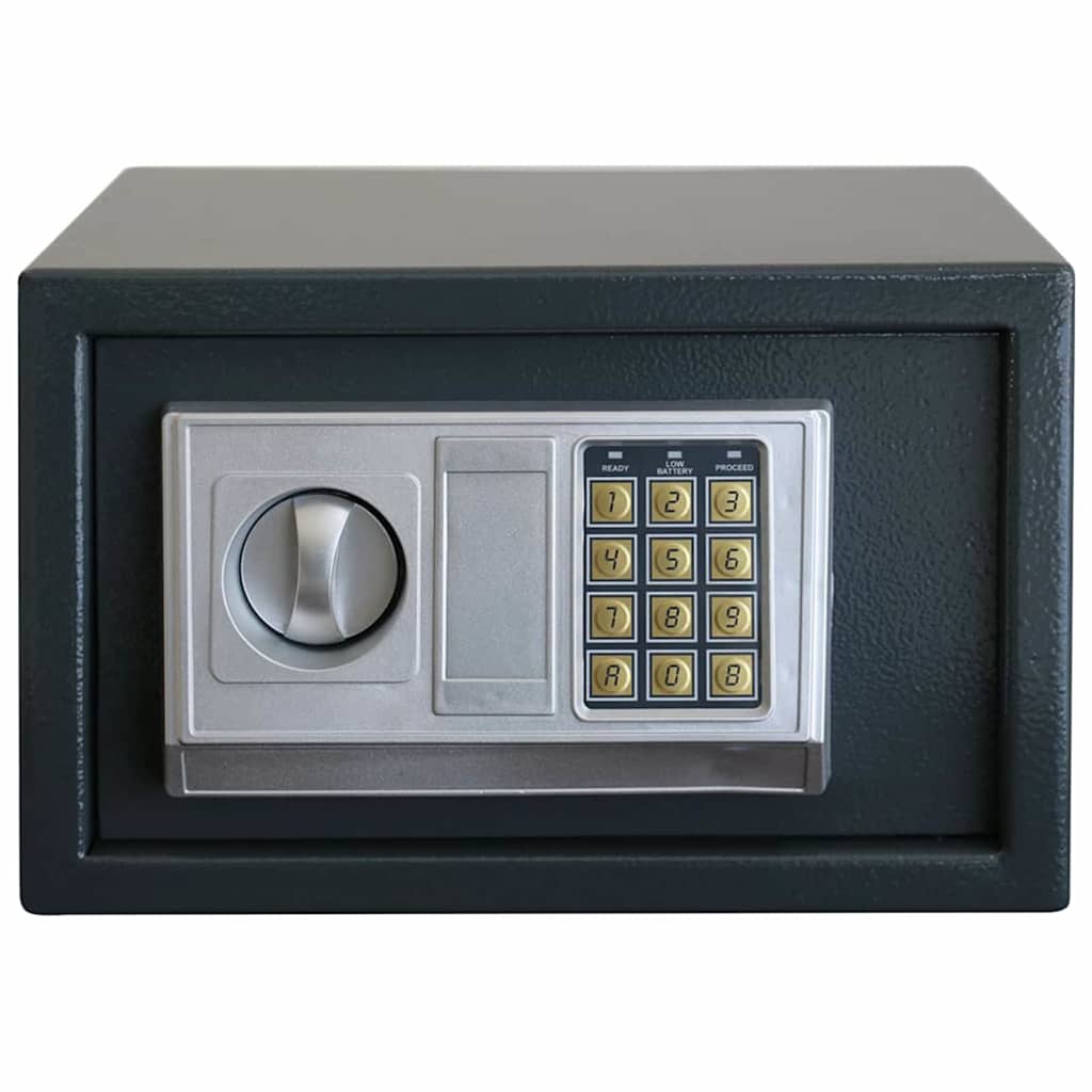 Cassetta di sicurezza digitale Grigio scuro 31 x 20 x 20 cm