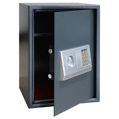 Cassetta di sicurezza digitale Grigio scuro 35 x 31 x 50 cm