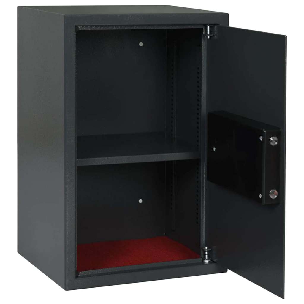 Cassetta di sicurezza digitale Grigio scuro 40 x 35 x 60 cm