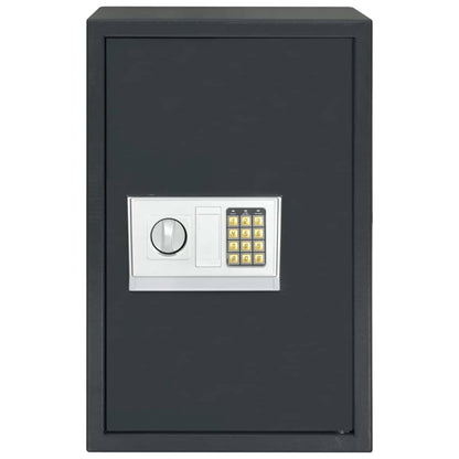 Cassetta di sicurezza digitale Grigio scuro 40 x 35 x 60 cm