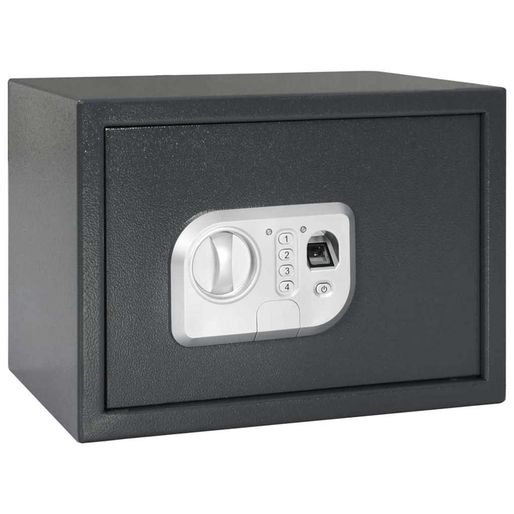 Cassetta di sicurezza digitale Grigio scuro 35 x 25 x 25 cm