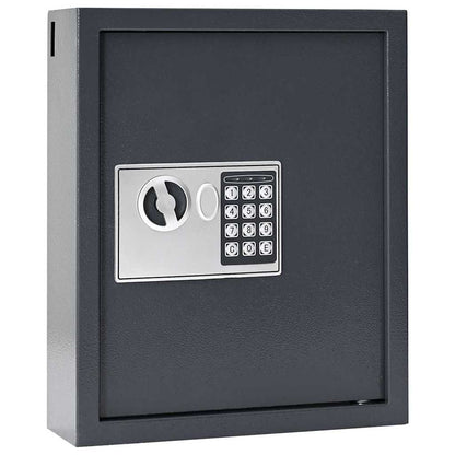 Cassetta di sicurezza digitale Grigio scuro 30 x 10 x 36,5 cm