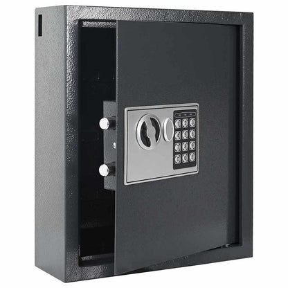 Cassetta di sicurezza digitale Grigio scuro 30 x 10 x 36,5 cm