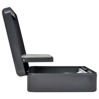 Scatola per Contanti Grigio scuro 30 x 24 x 9 cm Acciaio