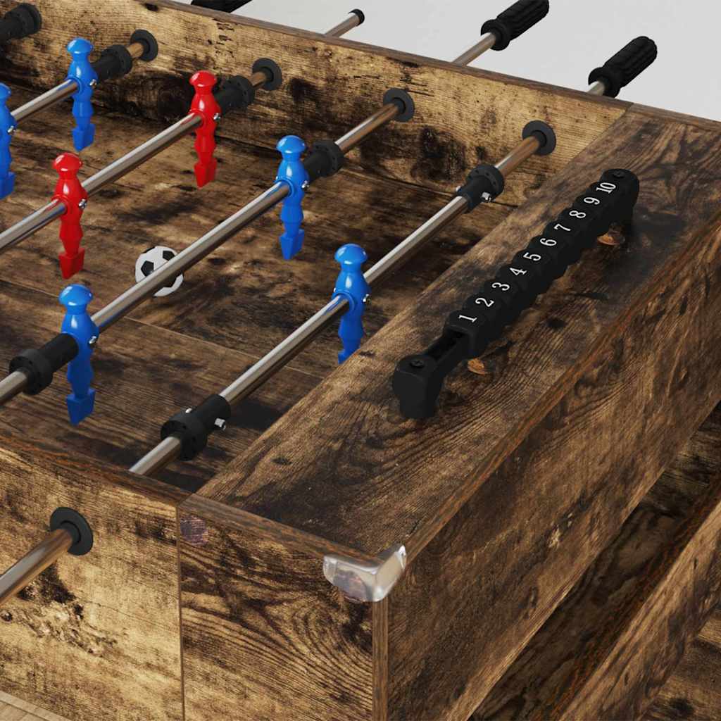 Tavolo da Foosball Rovere fumÃ© 125 x 60,5 x 80 cm