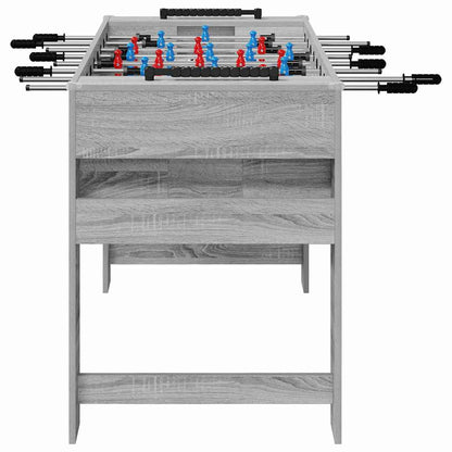 Tavolo da Foosball Sonoma grigia 125 x 60,5 x 80 cm