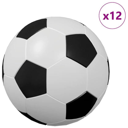 Calcio da Tavolo 12 pcs Bianco 3,6 x 3,6 cm Polipropilene