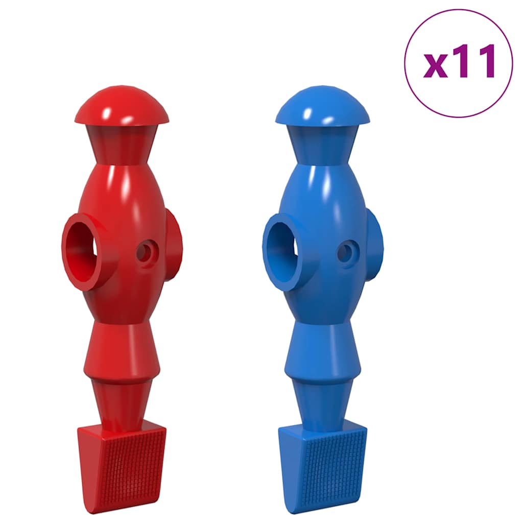 Giocatori del Tavolo da Calcio 22 pcs Blu e Rosso