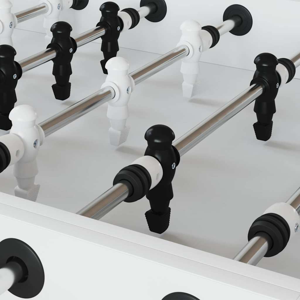 Giocatori di Tavolo da Calcio 24 pcs Nero e Bianco HIPS