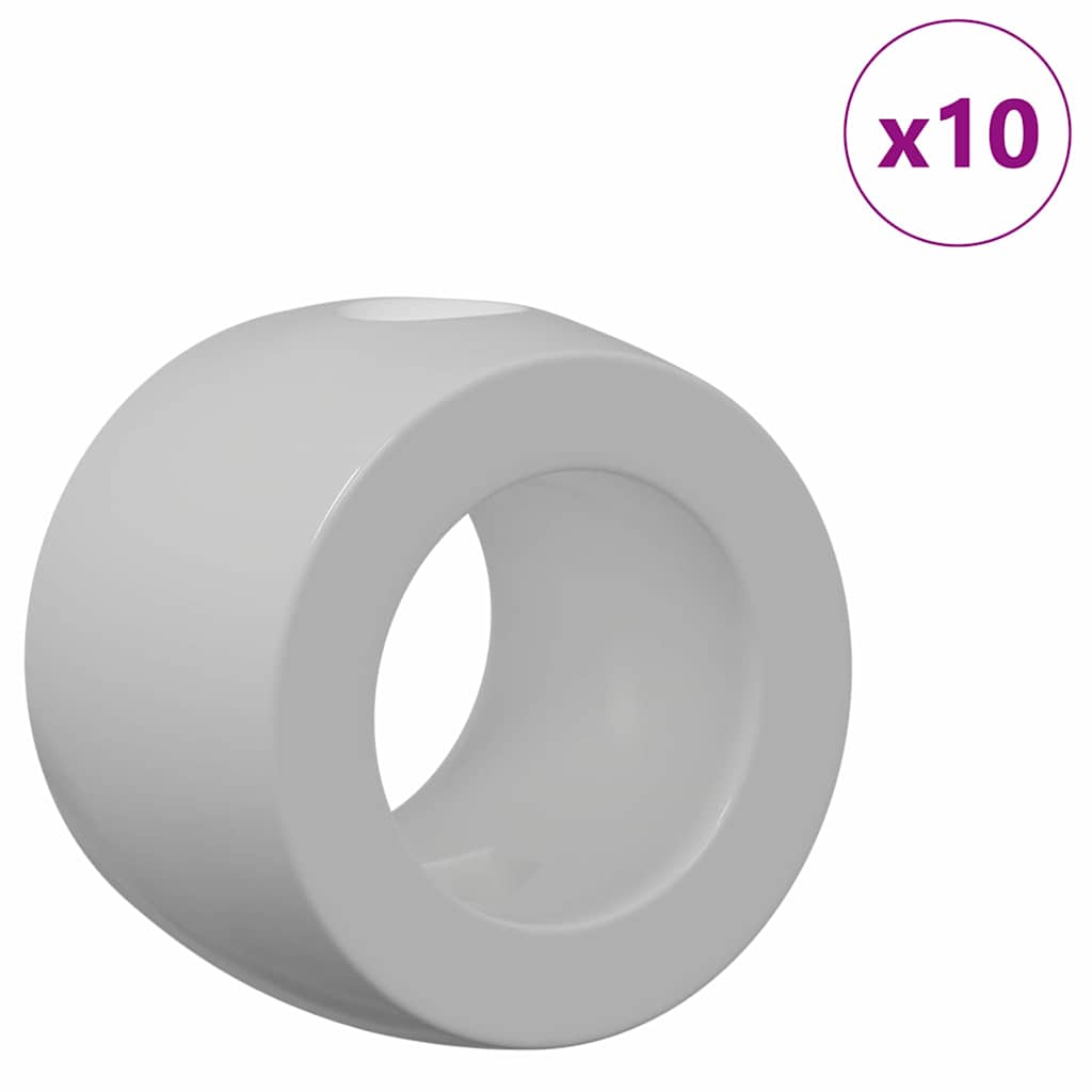 Cuscinetti per tavolo da biliardino 10 pcs Nero 3 x 3 x 2,1 cm