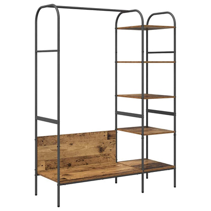 Stendibiancheria Marrone 120 x 44 x 160 cm Legno multistrato