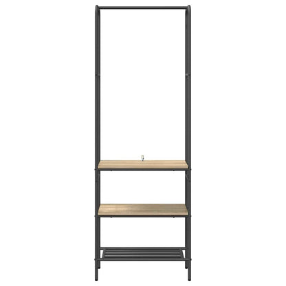 Stendibiancheria con lo scaffale Rovere Sonoma 60 x 30 x 171 cm