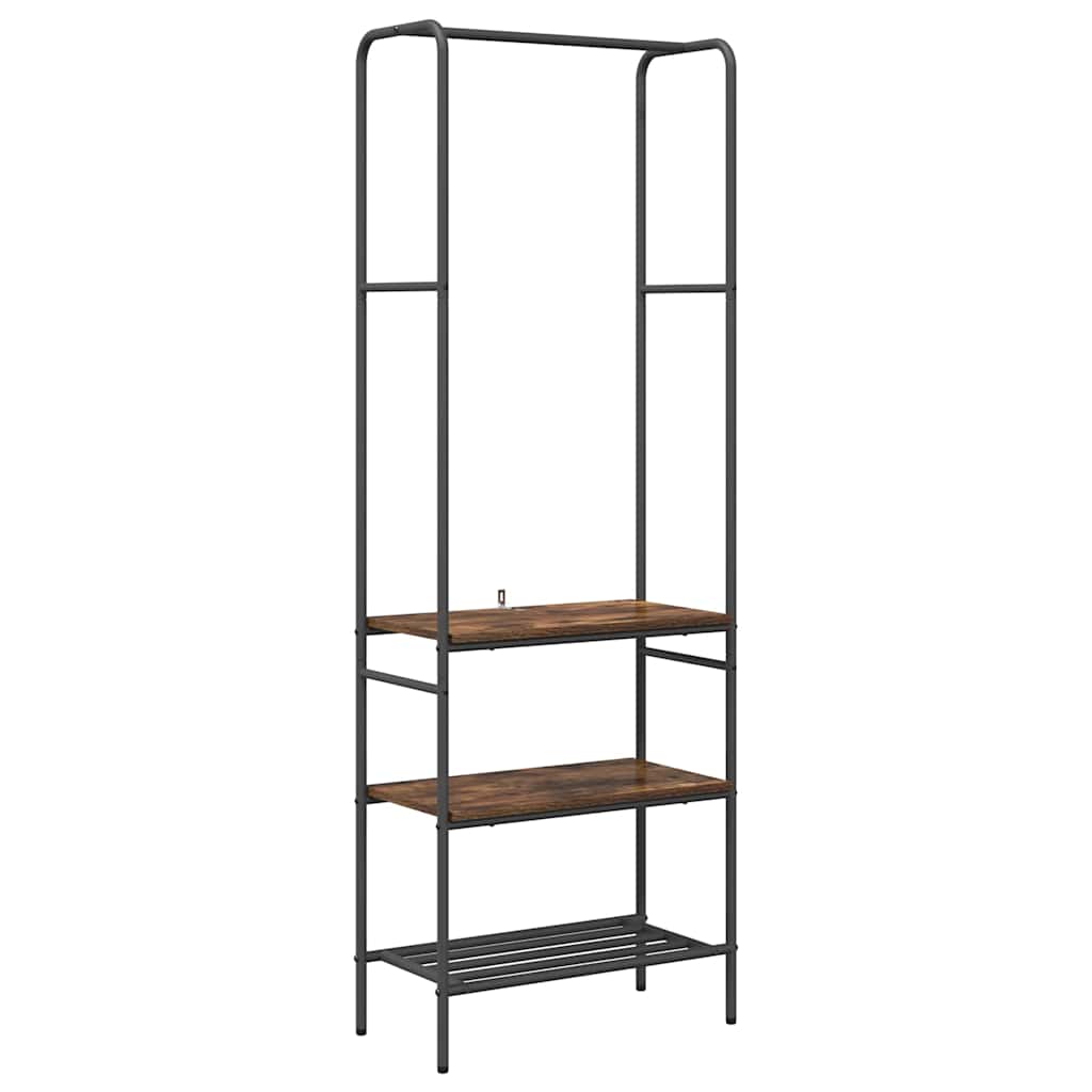 Stendibiancheria Rovere fumÃƒÆ’Ã‚Â© 60 x 30 x 171 cm Legno multistrato