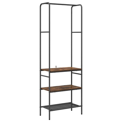 Stendibiancheria Rovere fumÃƒÆ’Ã‚Â© 60 x 30 x 171 cm Legno multistrato