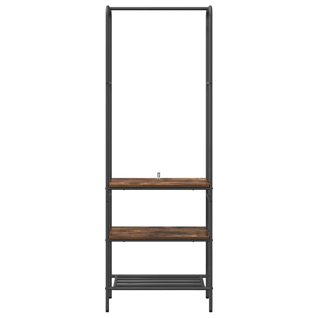Stendibiancheria Rovere fumÃƒÆ’Ã‚Â© 60 x 30 x 171 cm Legno multistrato