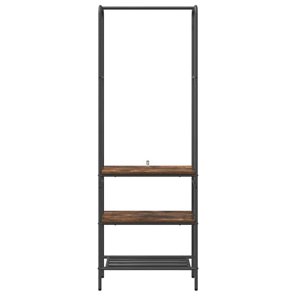 Stendibiancheria Rovere fumÃƒÆ’Ã‚Â© 60 x 30 x 171 cm Legno multistrato