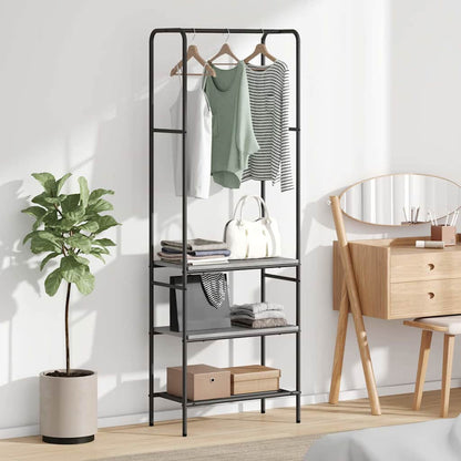 Stendibiancheria con lo scaffale Grigio sonoma 60 x 30 x 171 cm