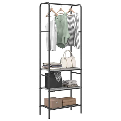 Stendibiancheria con lo scaffale Grigio sonoma 60 x 30 x 171 cm