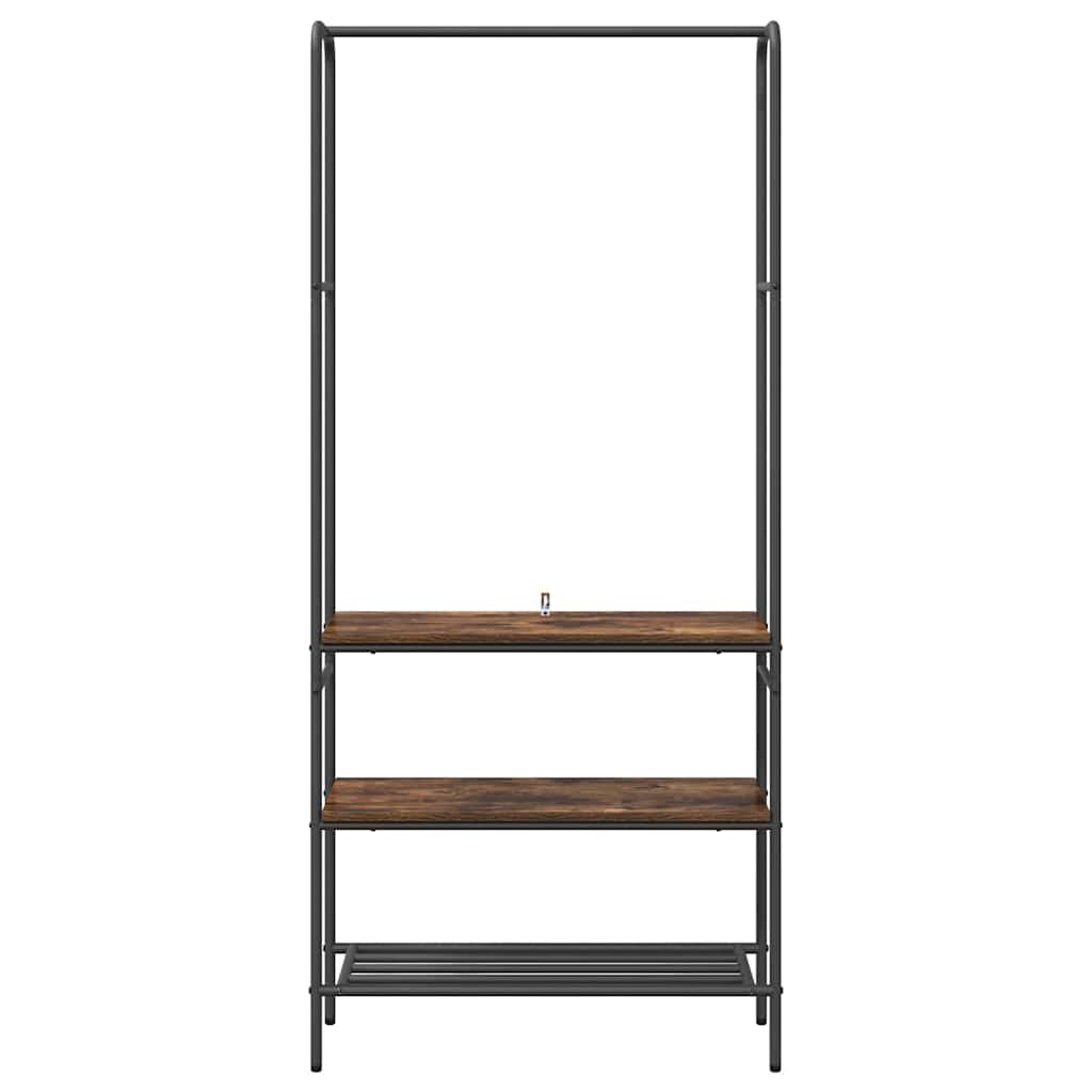 Stendibiancheria Rovere fumÃ© 77 x 30 x 171 cm Legno multistrato