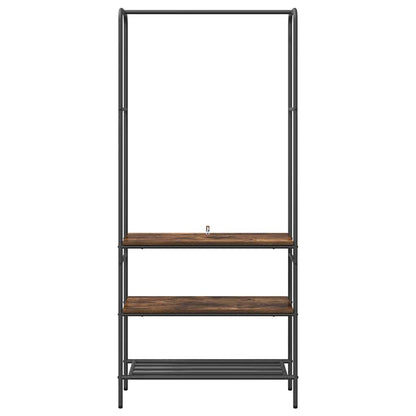 Stendibiancheria Rovere fumÃ© 77 x 30 x 171 cm Legno multistrato