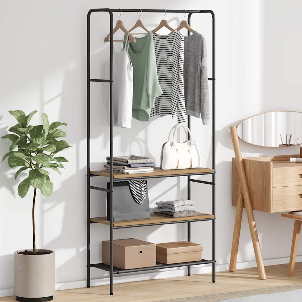 Stendibiancheria Rovere artigianale 77 x 30 x 171 cm