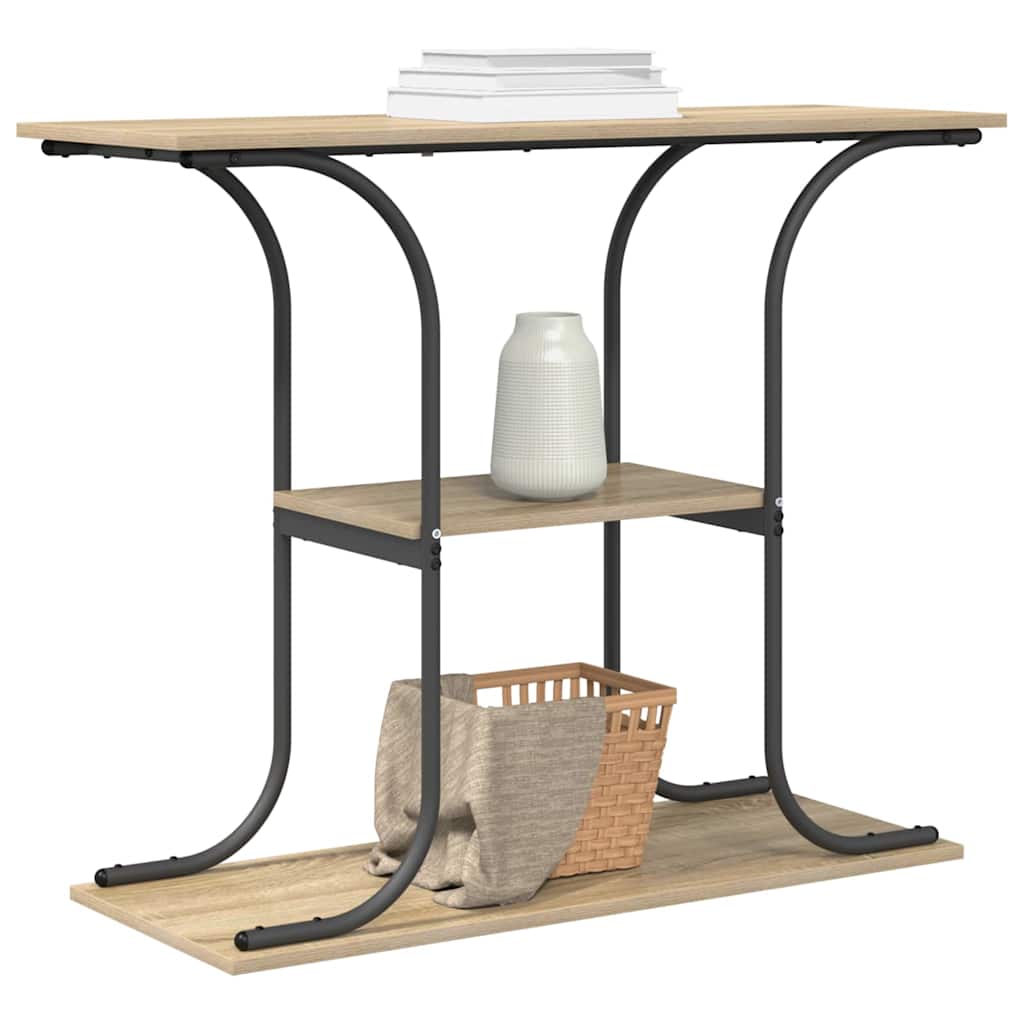 Tavolo consolle Rovere Sonoma 101 x 35 x 80,5 cm